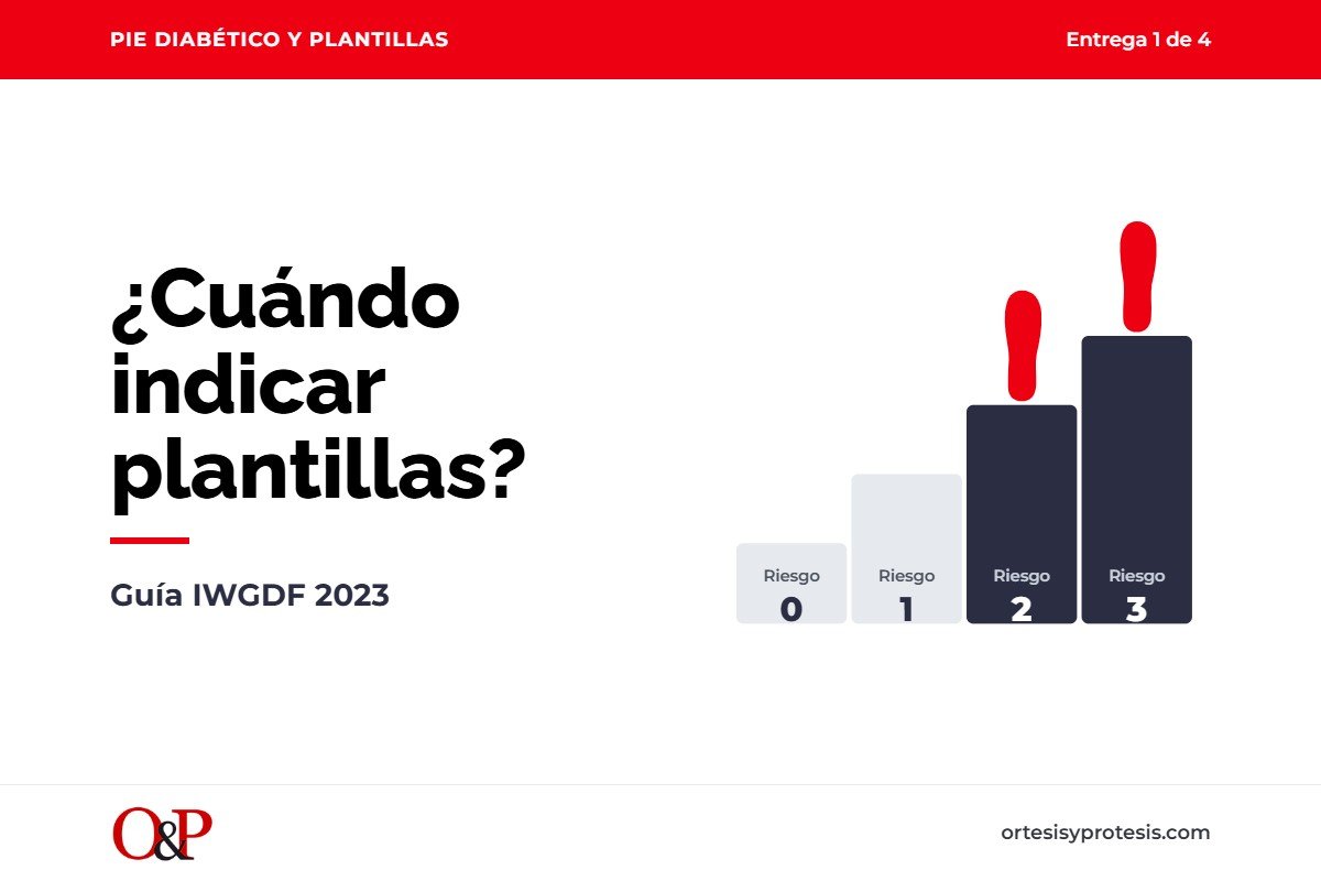 ¿Cuándo indicar plantillas en el pie diabético? Lo que dice la guía internacional IWGDF 2023